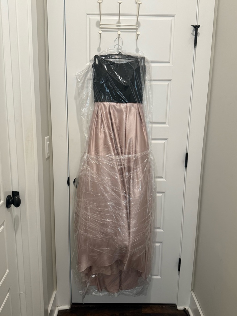 Velvet & Satin Tulle Dress with Pockets